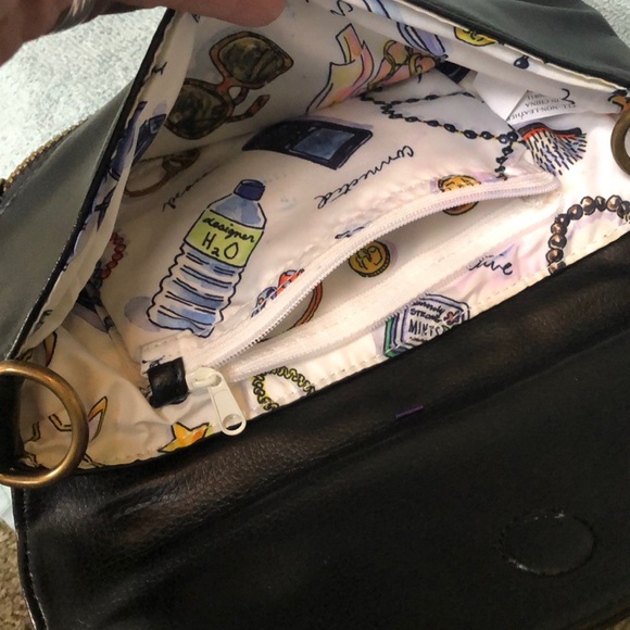 Zippered Black clutch - Picture 4 of 6